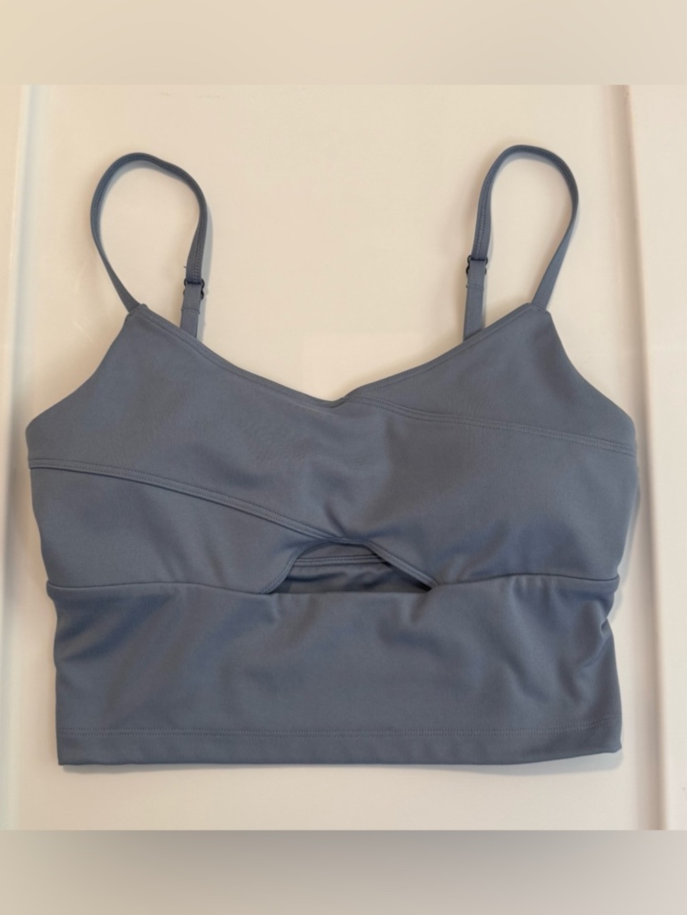Gilly Hicks Active Recharge Cutout Cami- Blue Size Small
